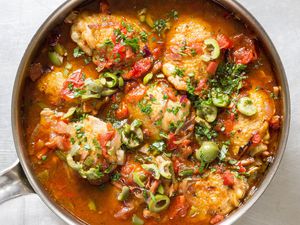 Basque-Style Chicken with Peppers and Olives