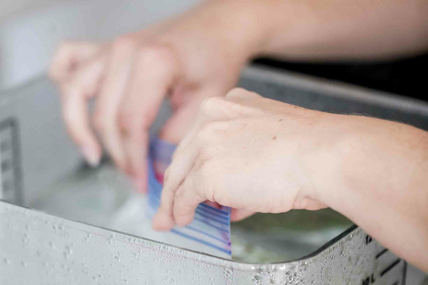 How to Sous Vide Asparagus seal the bag