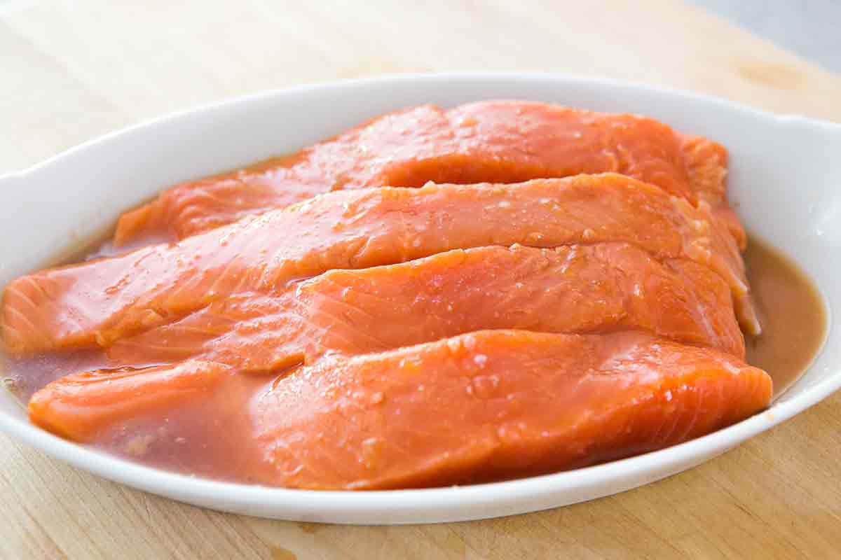 marinating salmon filets for honey glazed salmon recipe