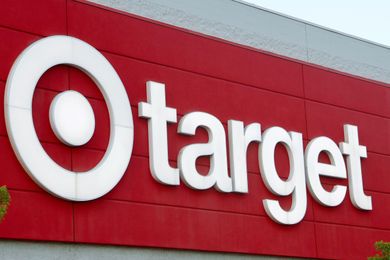 The Target logo on a building