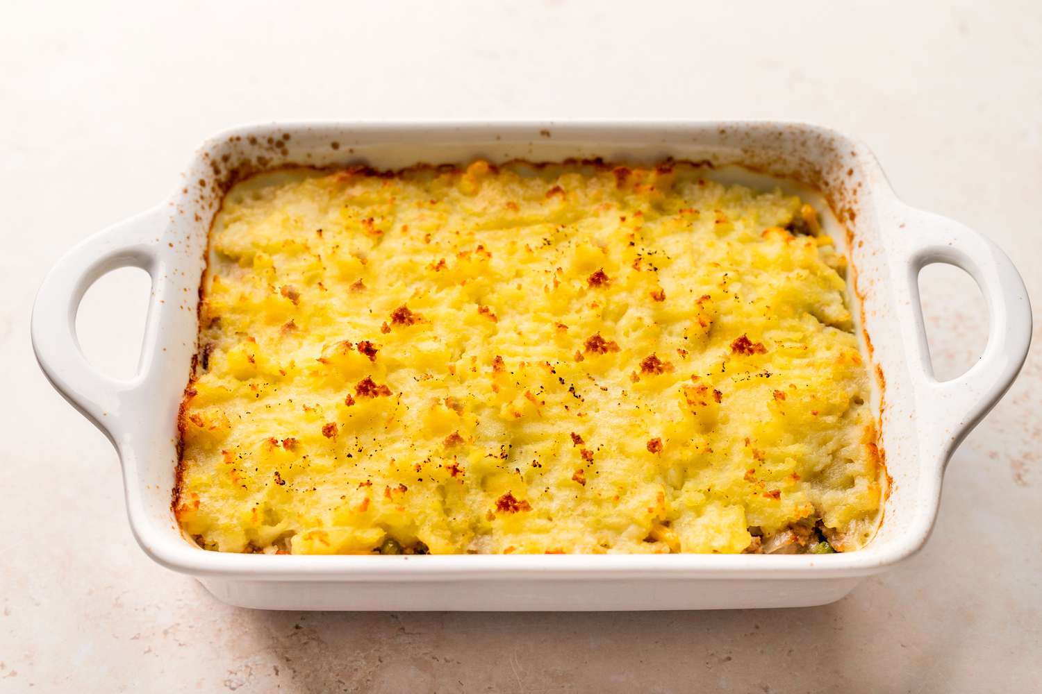 baking dish of Easy Shepherds Pie