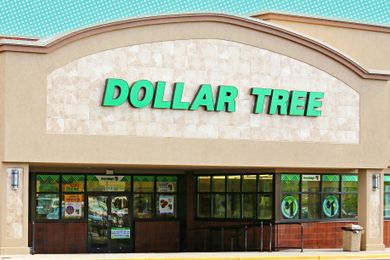 Exterior view of a Dollar Tree store