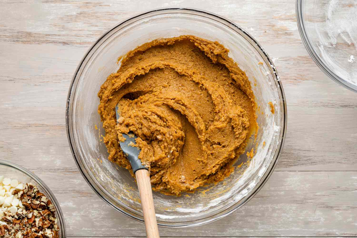 Pumpkin Blondies Batter in a Bowl