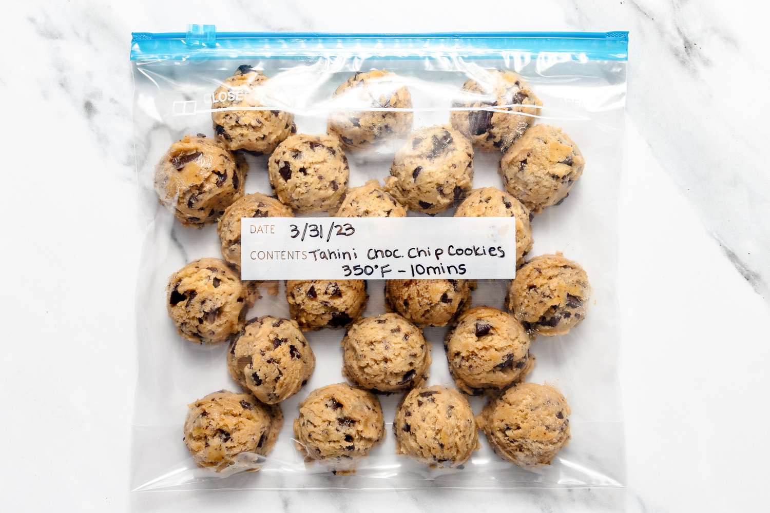 Cookie Dough in zip top bag
