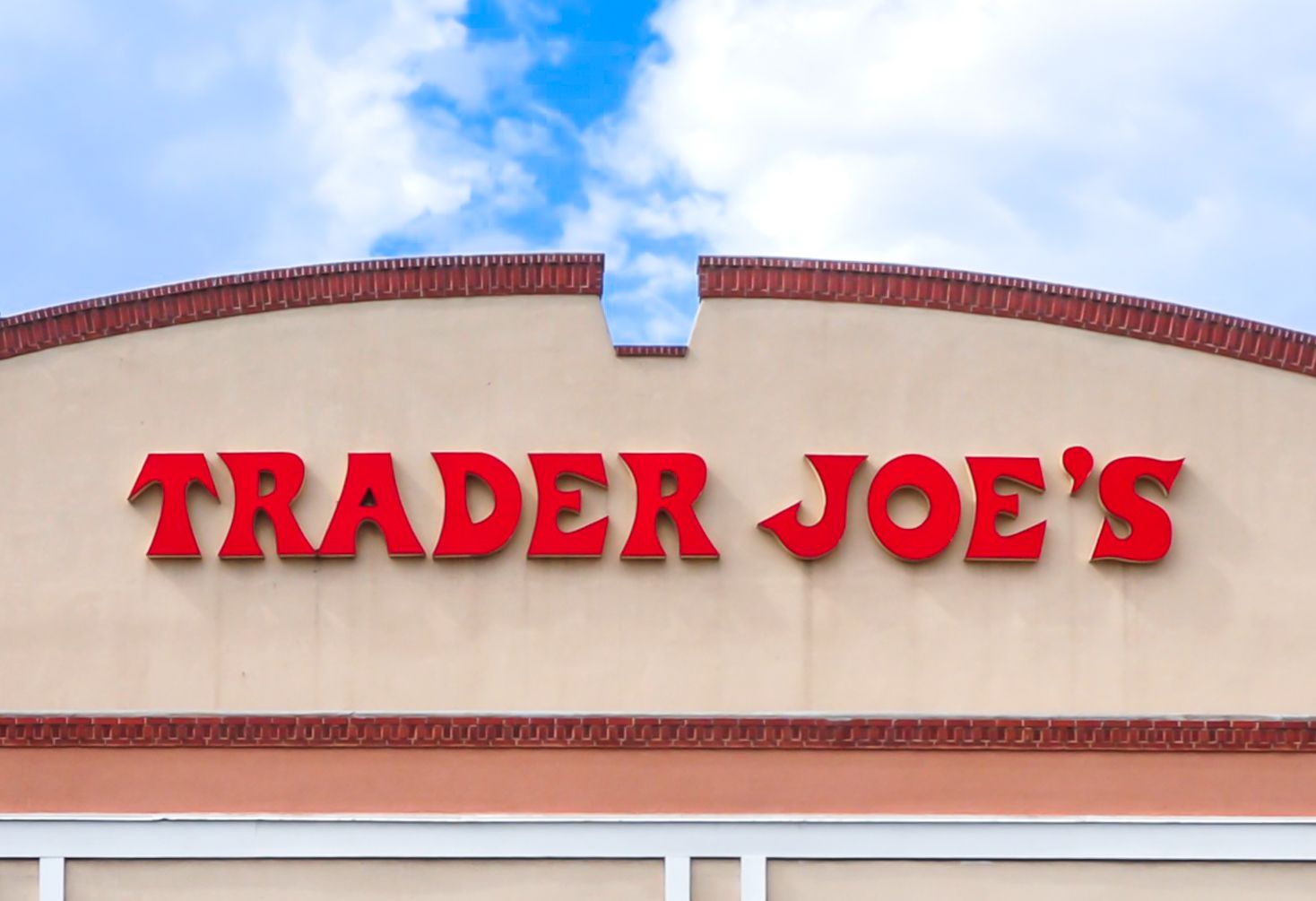 A Trader Joe's storefront sign