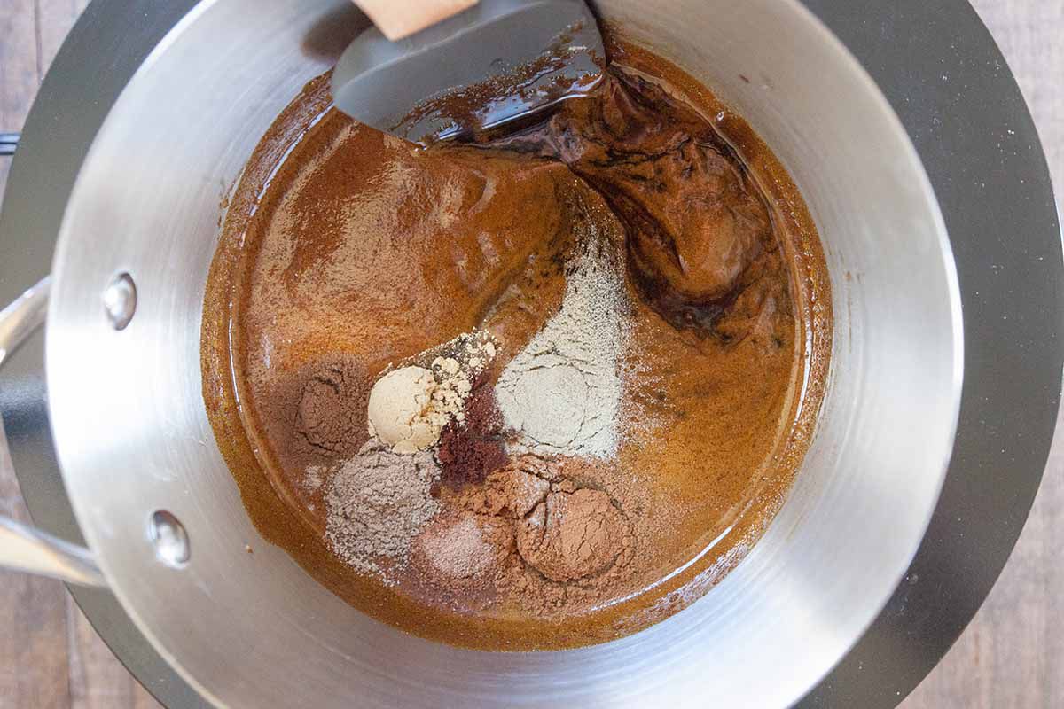 Pfeffernüsse Spice Cookies batter