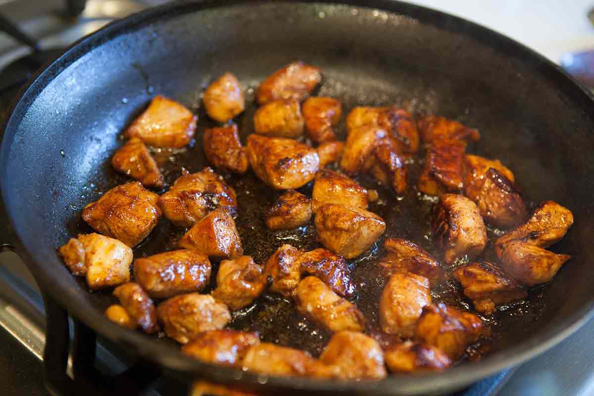 Cashew chicken recipe saute the chicken