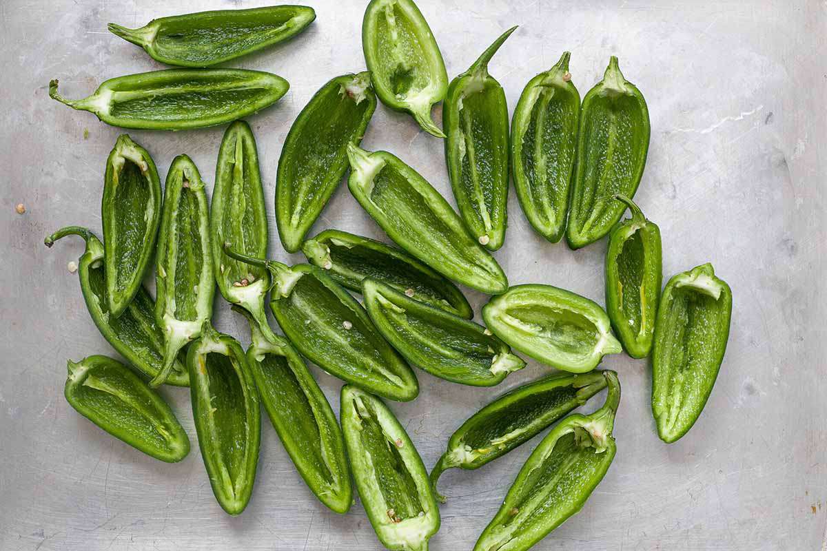 Stuffed Jalapenos scrape out the seeds