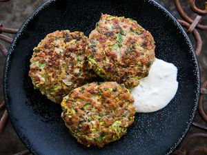 Spicy Turkey and Zucchini Burger