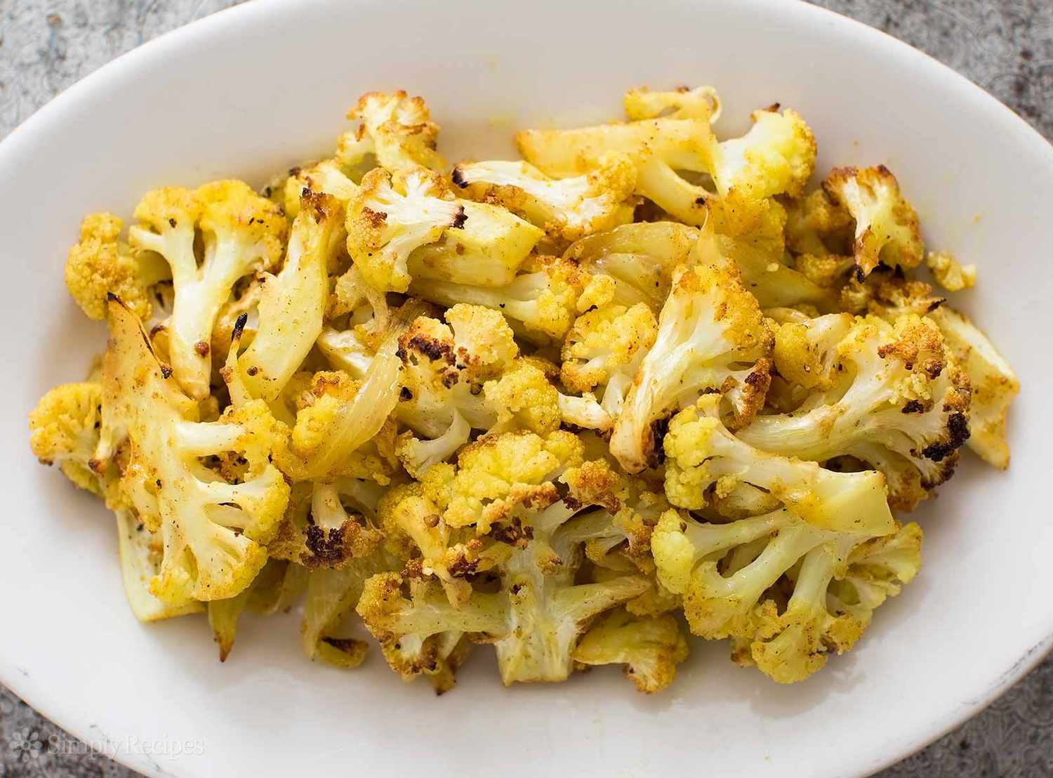 Curry Roasted Cauliflower