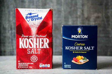 Diamond Crystal and Morton Kosher Salt