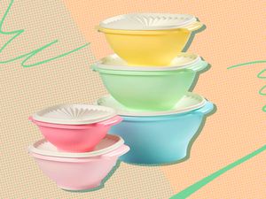 Tupperware storage containers