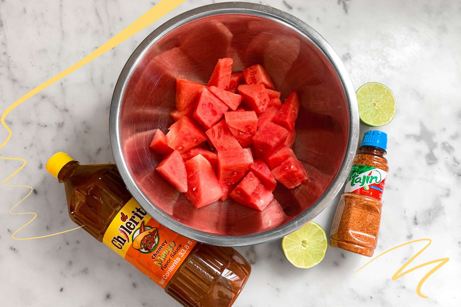 Frutero inspired watermelon salad