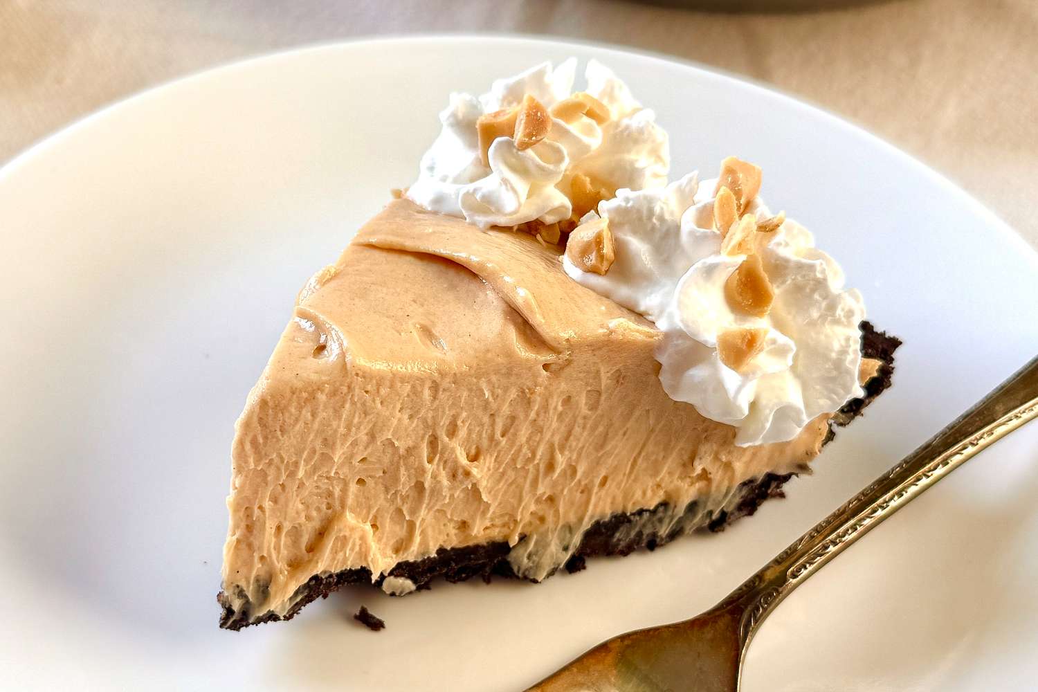 a slice of Dolly Parton's Peanut Butter Pie