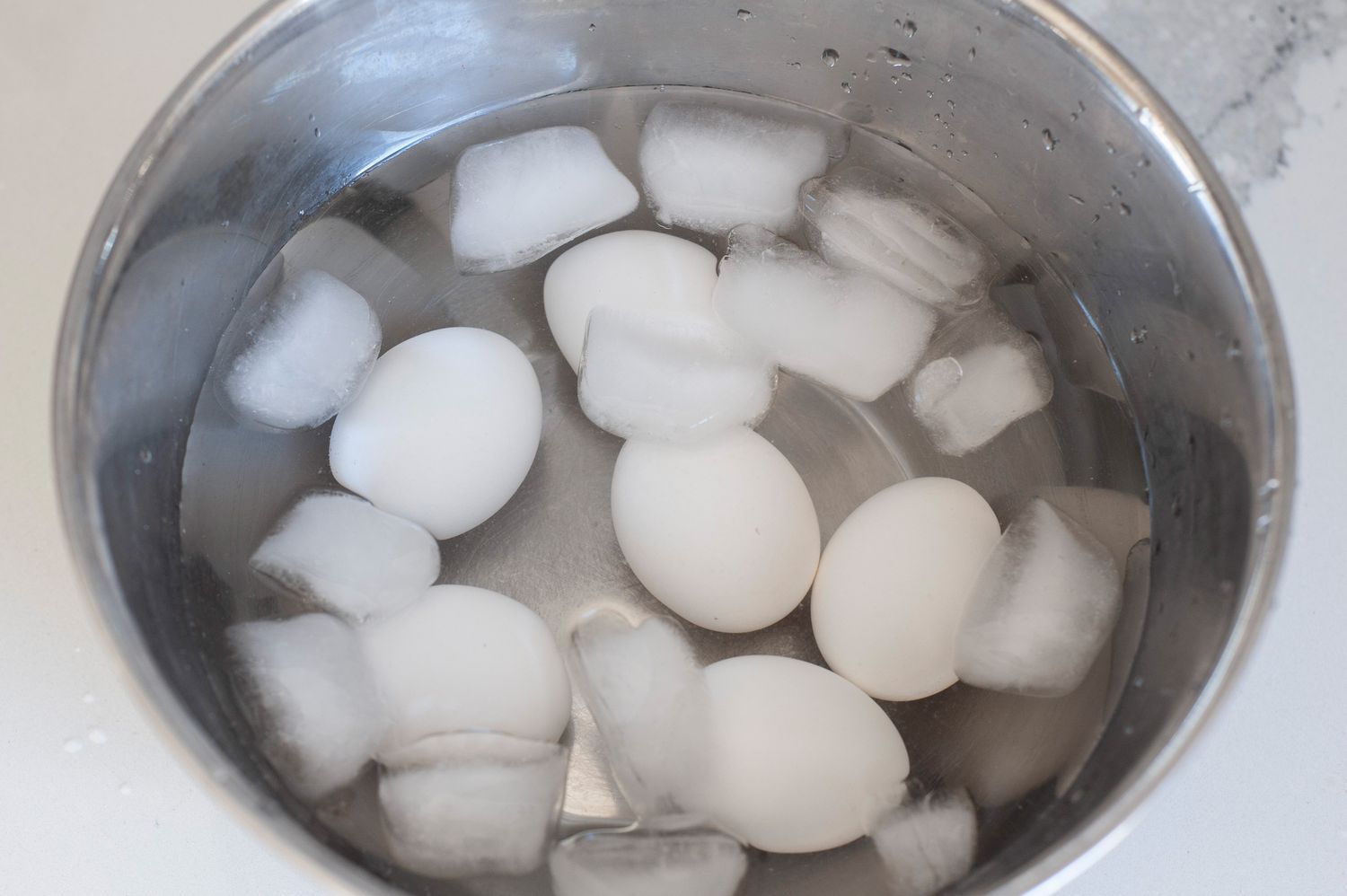 Ice Bath for Soy Sauce Eggs