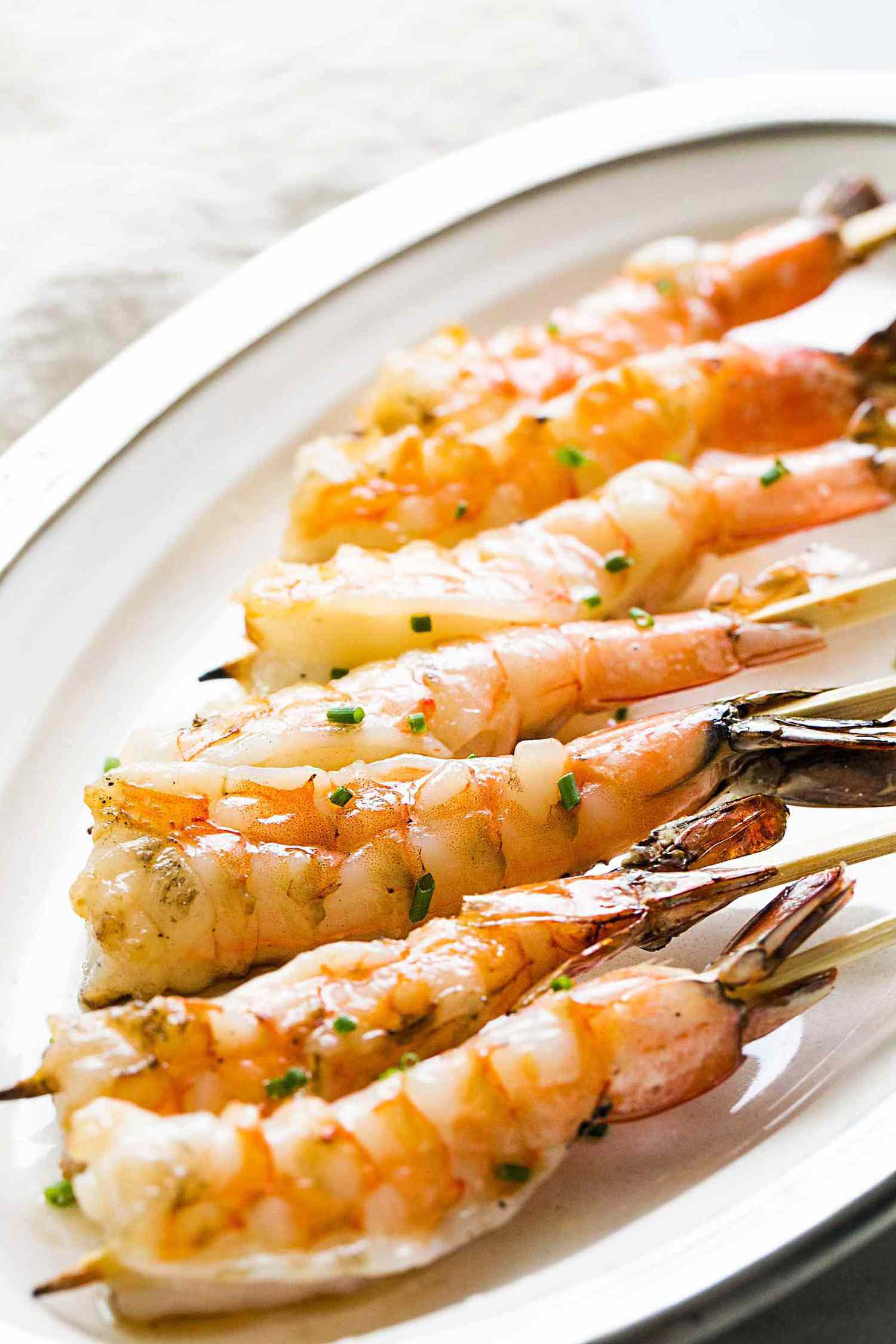 Grilled Garlic Shrimp Skewers