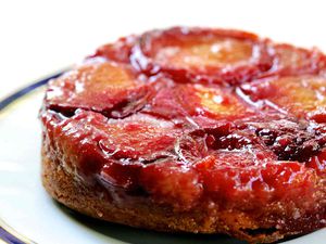 Plum Upside Down Cake