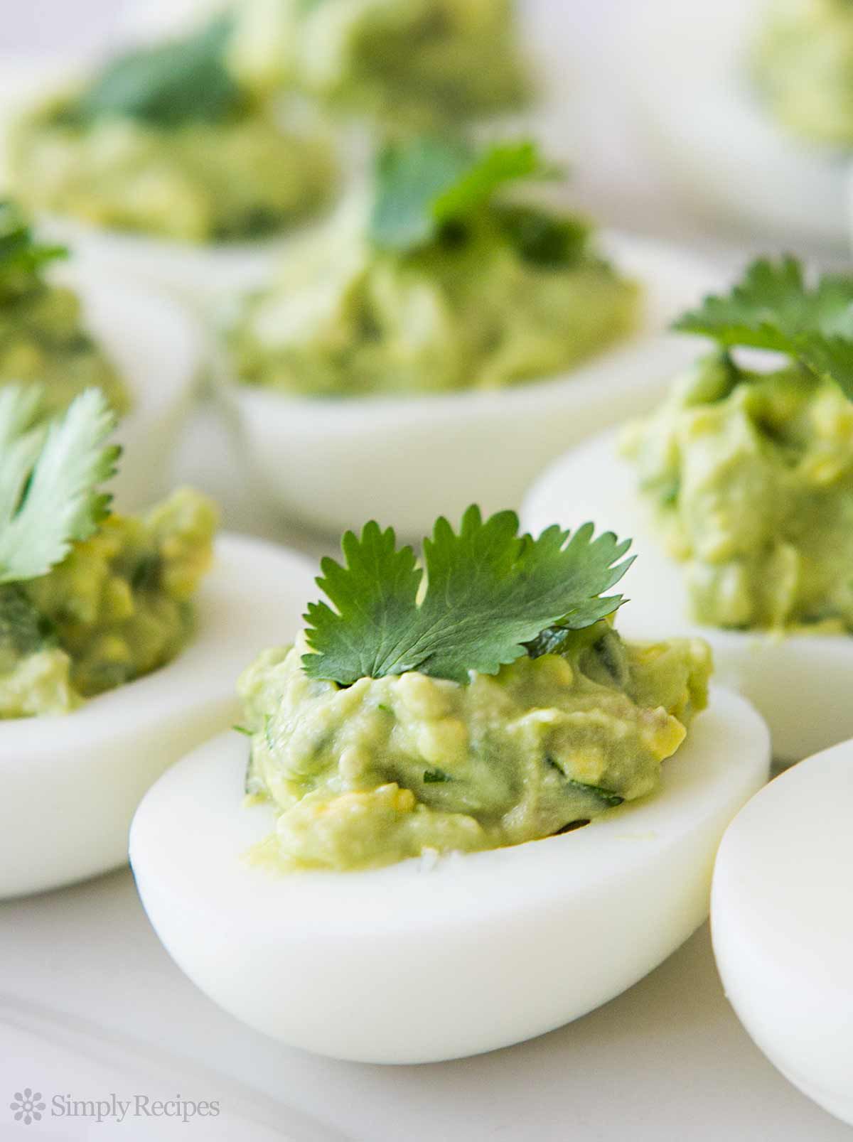 Guacamole Deviled Eggs