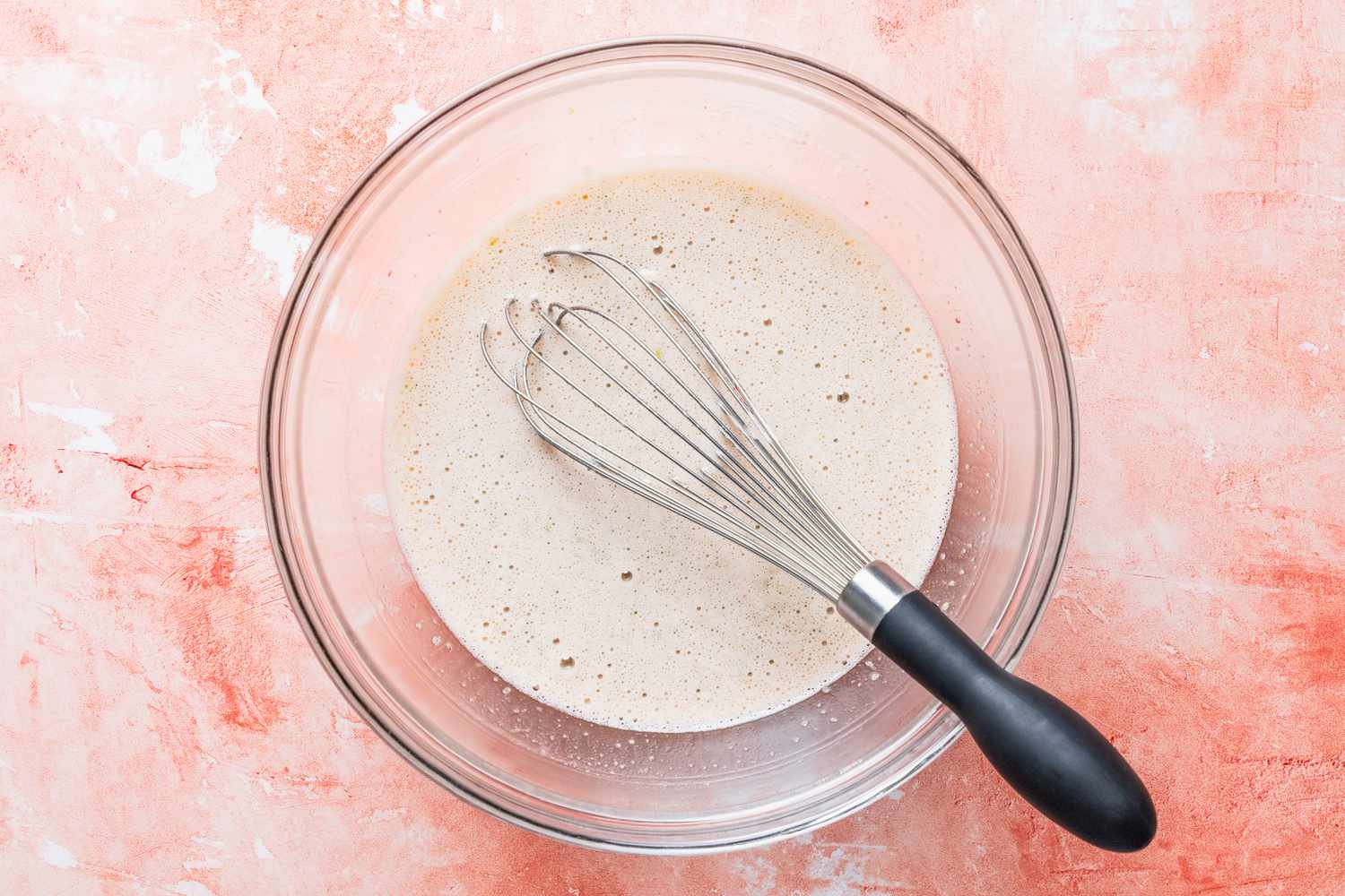 raspberry lime rickey bars filling in a bowl