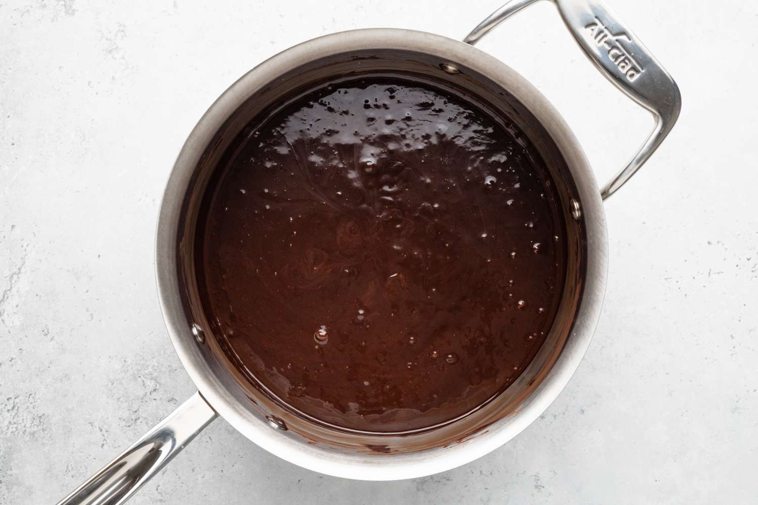 Pot of Melted Chocolate