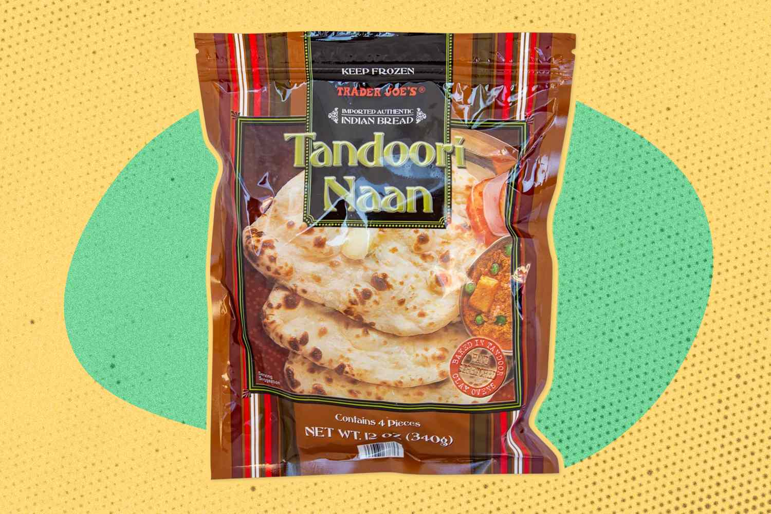 Trader Joes Tandoori Naan packaged product