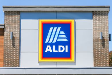 An ALDI store sign