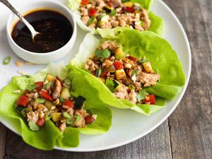 Teriyaki Chicken Lettuce Wraps