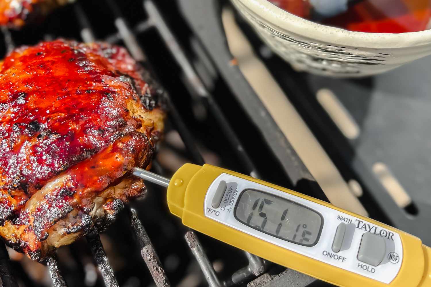 Measure Temperature Using Thermometer Easy Grilled Gochujang Chicken Thighs