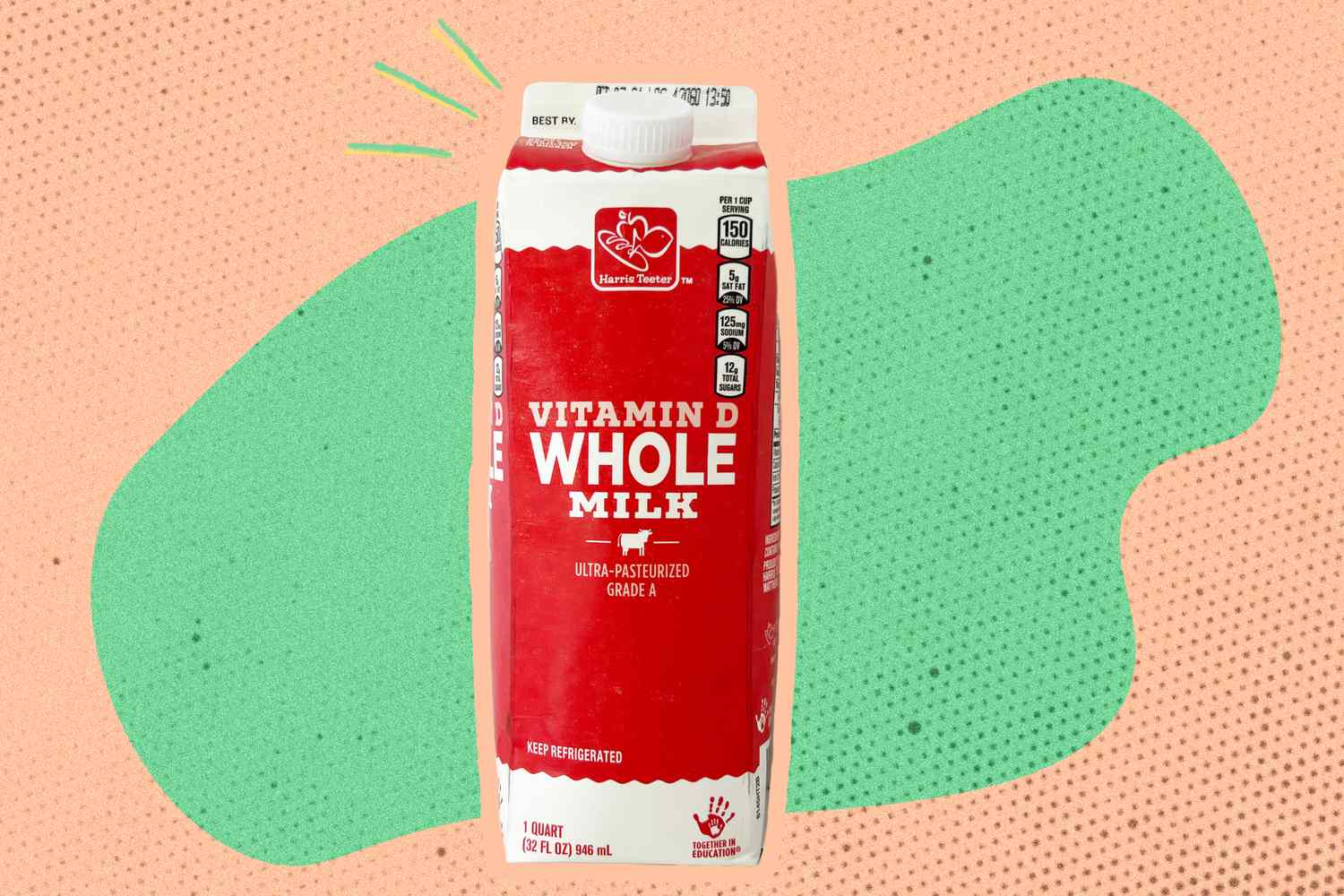 bloated milk container