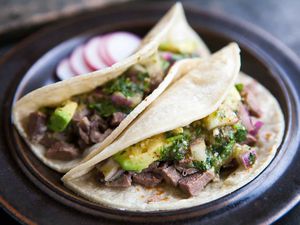 Mexican Beef Tongue Tacos
