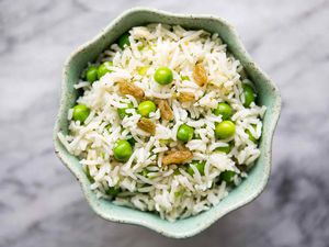 Basmati Rice Salad with Peas and Mint
