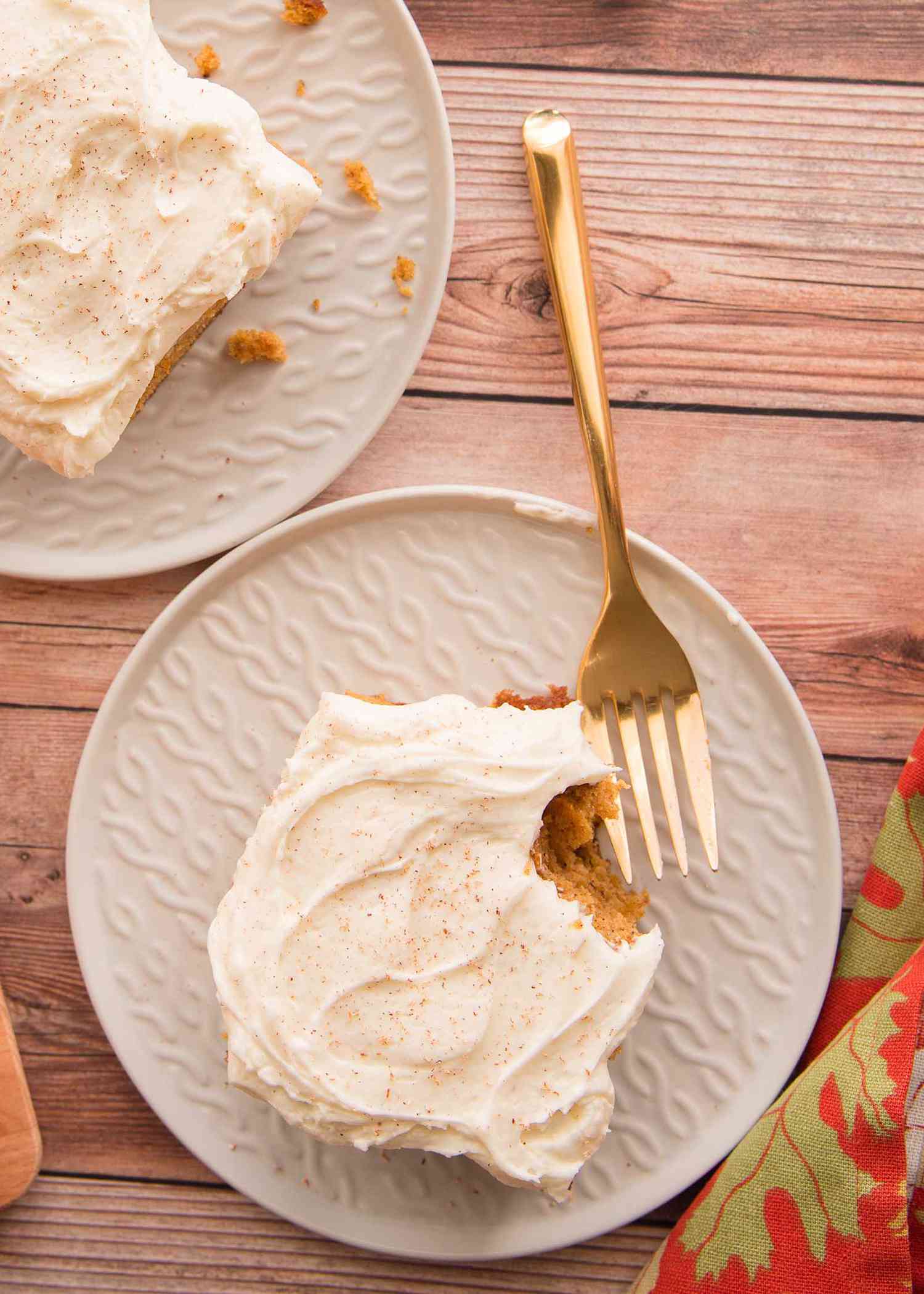 Pumpkin Cake with Cream Cheese Frosting