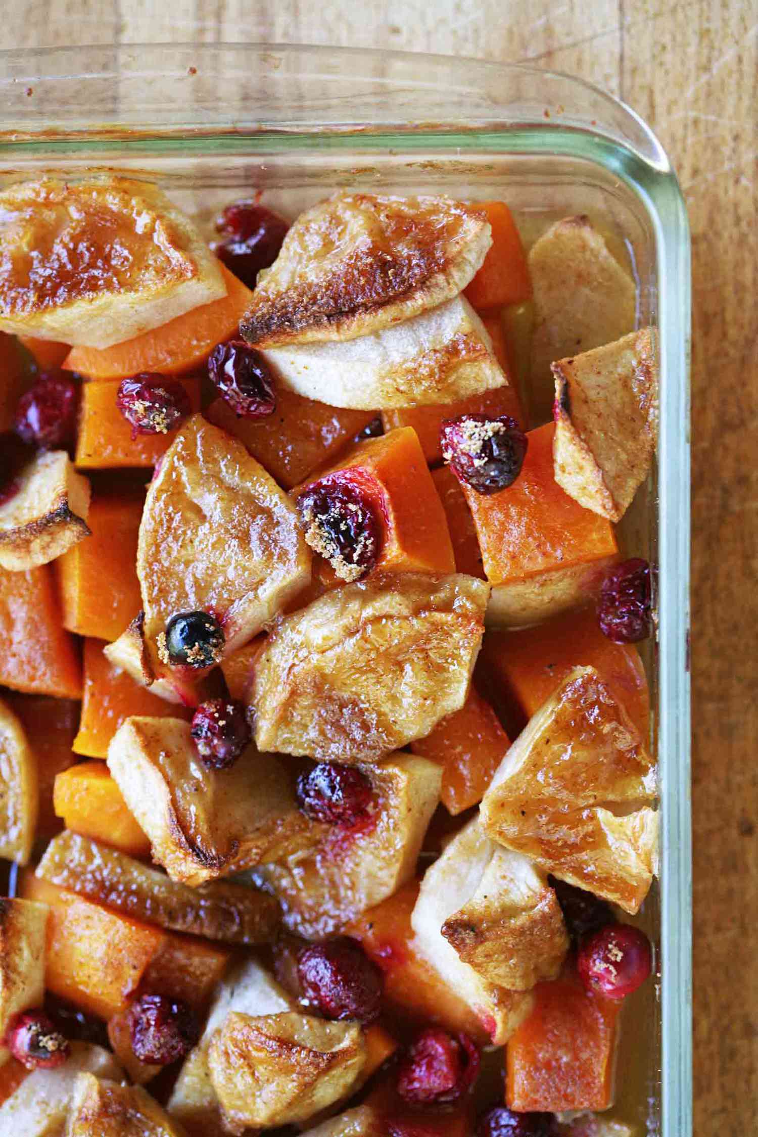 Butternut Squash Apple Cranberry Bake