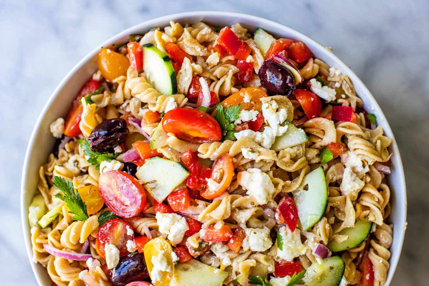 Gluten Free Greek Pasta Salad