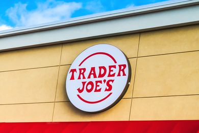 Trader Joe's sign on the store