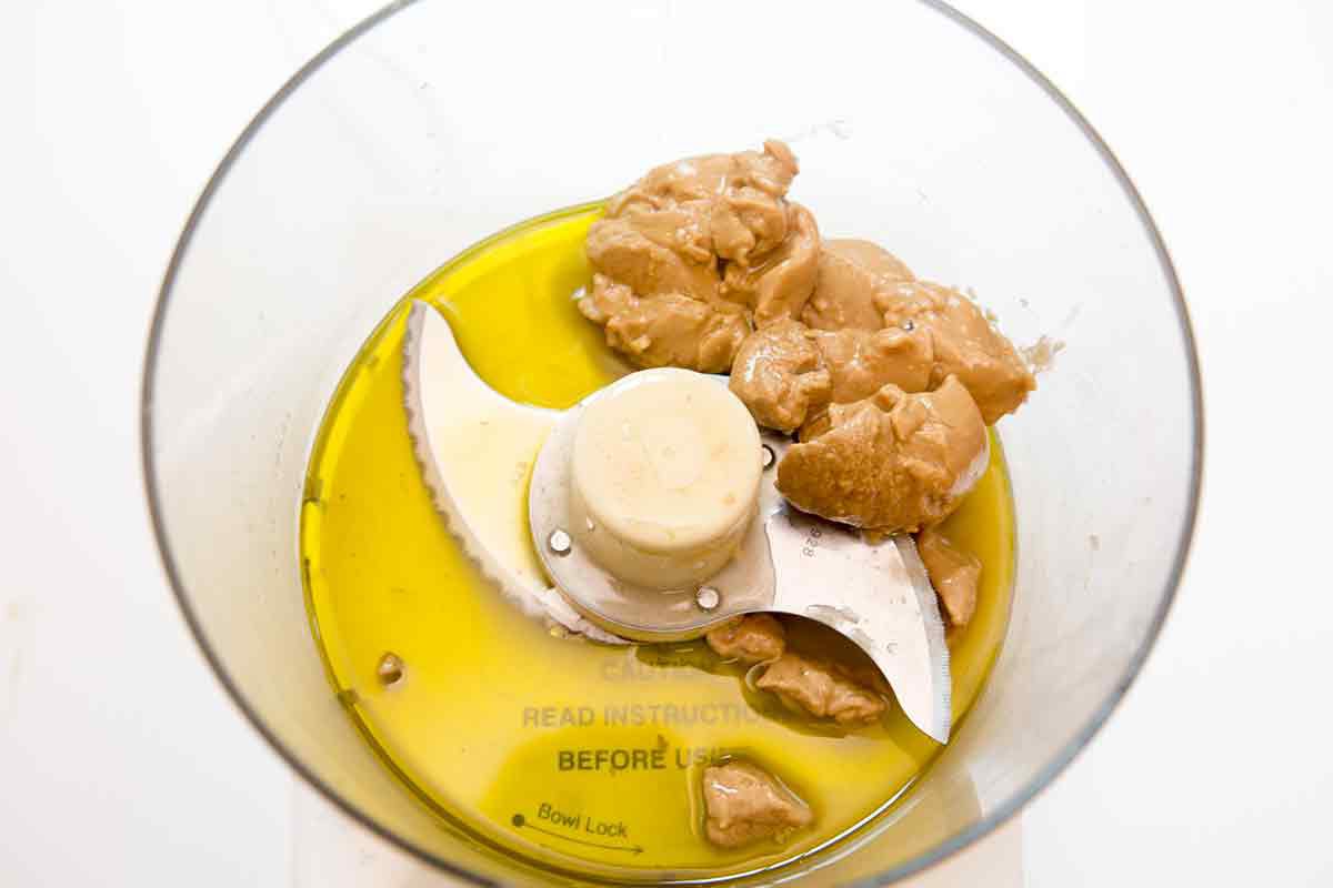 Blend the oil and tahini first when making hummus