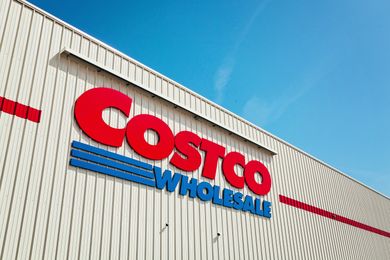 Costco Wholesale store exterior showing the stores branding