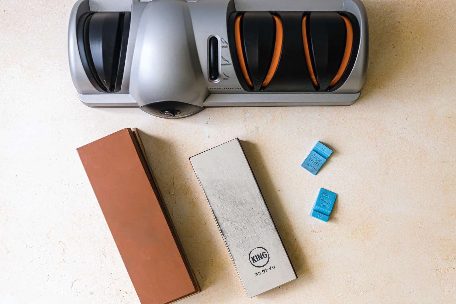 Whetstones and electric knife sharpeners