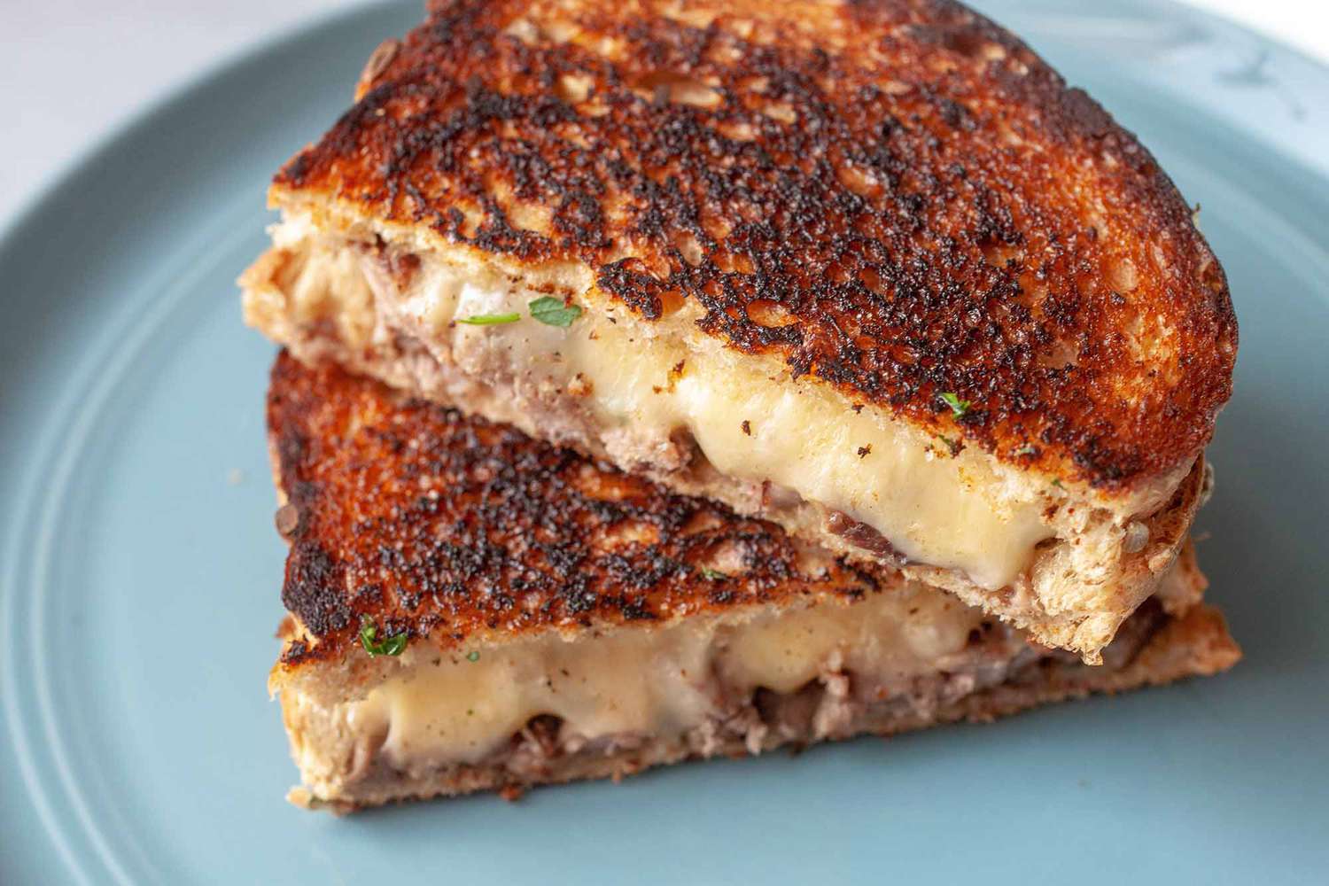 Beef Cube Recipe Dad Add steak bite grilled cheese