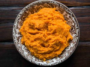 Best Bourbon Mashed Sweet Potatoes