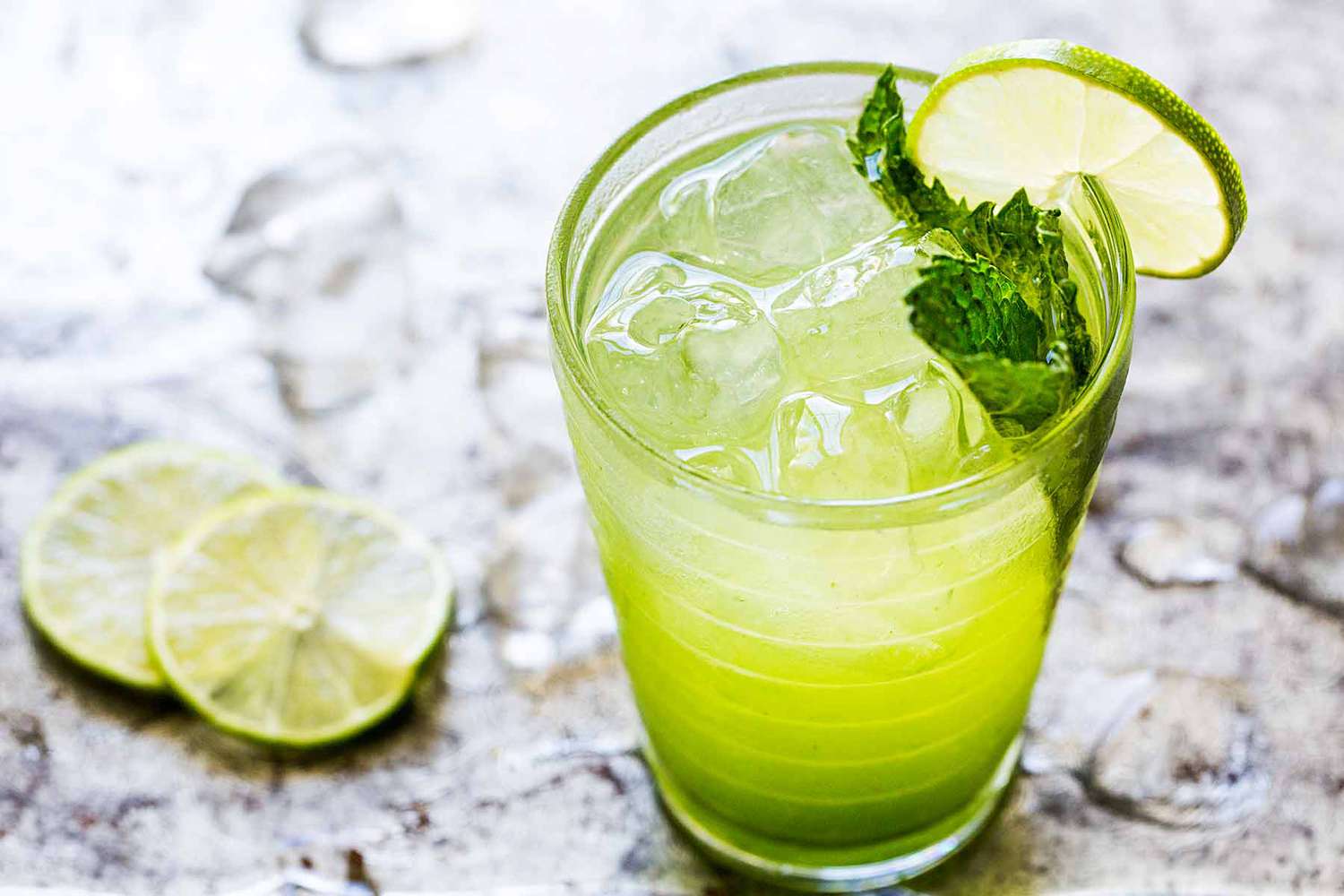 Mojito is a glass