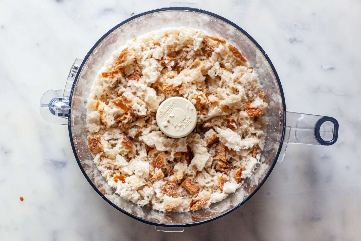 Make breadcrumbs in food processor.