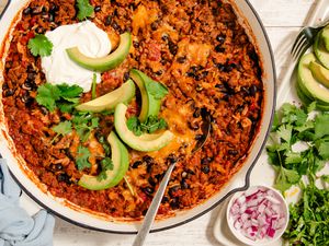 Cheesy Baked Taco Skillet