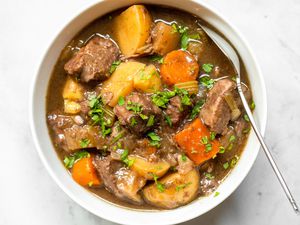 Slow Cooker Beef Stew in a Bowl