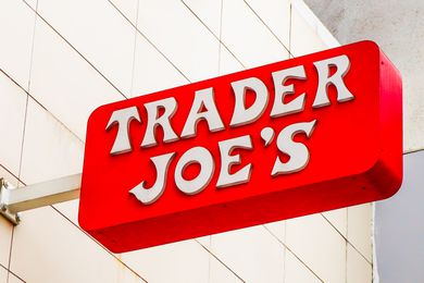 Trader Joe's store sign on the building exterior