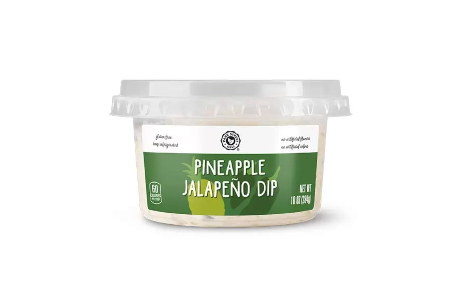 pineapple jalapeno dip container 