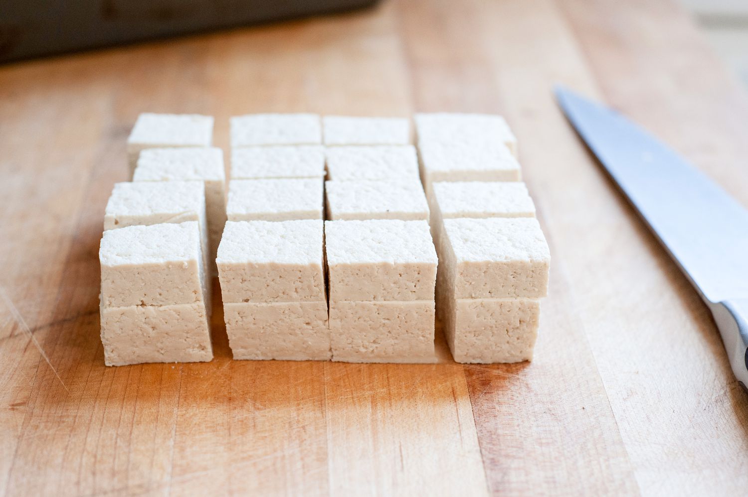 Final Look of Tofu Blocks for Tofu Air Fried Recipe
