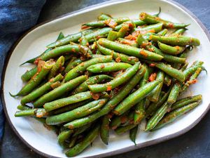 Green Beans with Salsa