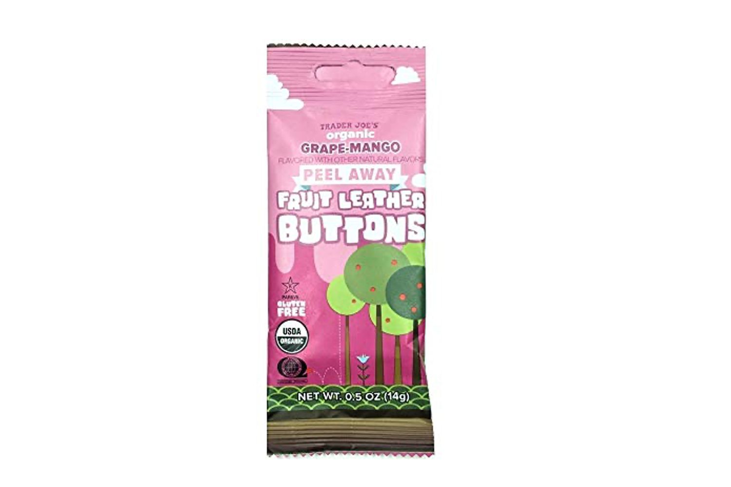 Trader Joe's fruit leather buttons