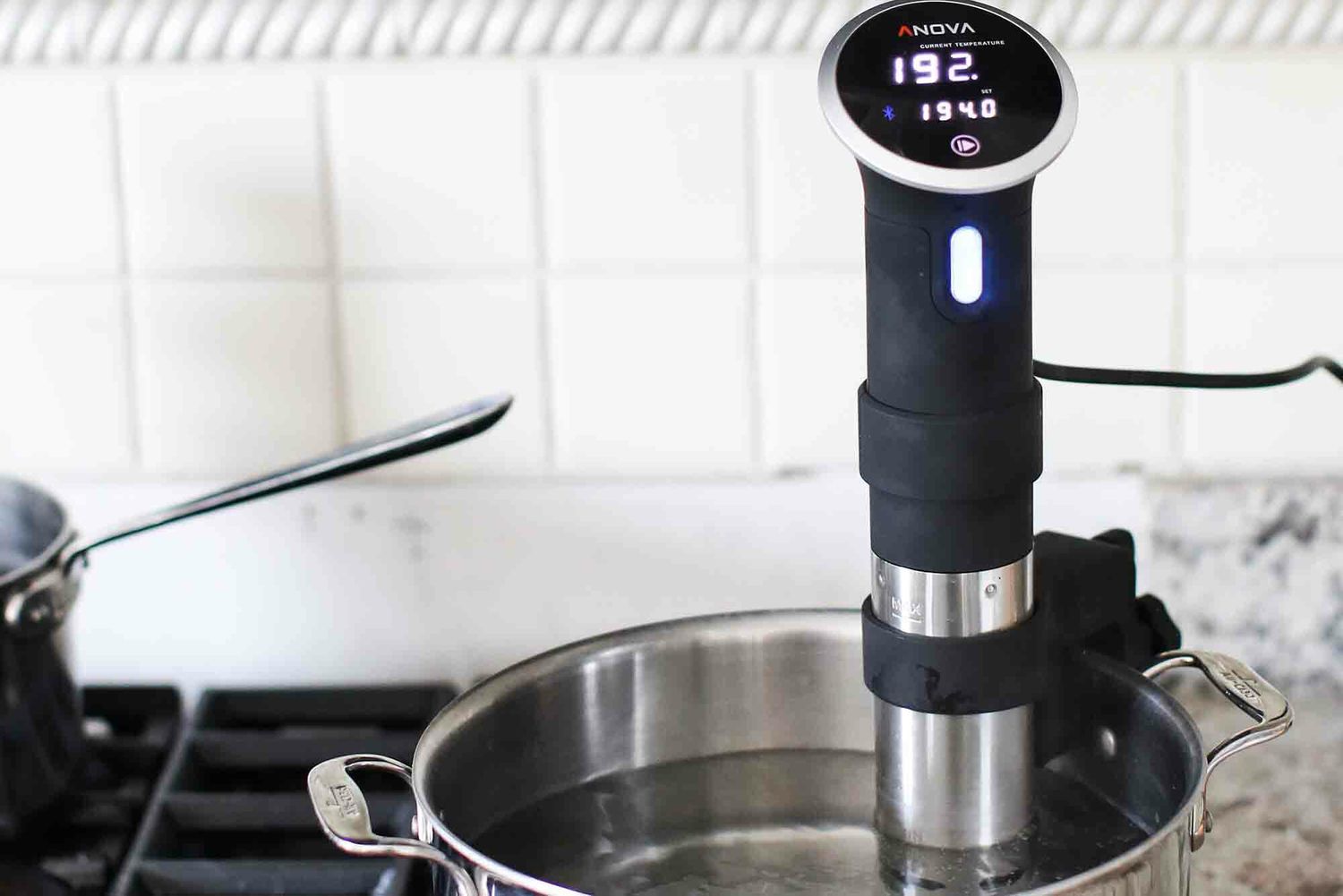 Roast Potatoes Cooked Sous Vide heat the water